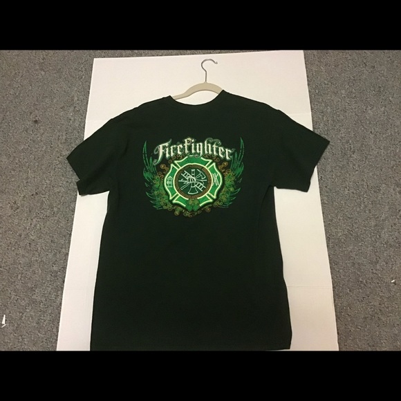 Gildan Other - Green Firefighter Irish Celtic. Small